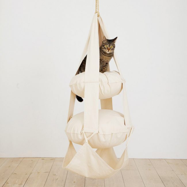 Trapezio di gioco morbido per gatti attivi Trapezio di gioco morbido per gatti attivi