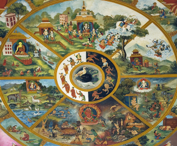 Ruota del Samsara, il ciclo della vita e della rinascita